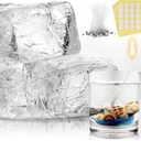 Heigble 6.6 lb High Density Transparent Gel Candle Wax Clear Gel Wax Jelly Candle 100 Pcs Wick and 100 Pcs Wick Stickers for DIY Making Handmade Projects Material Supplies