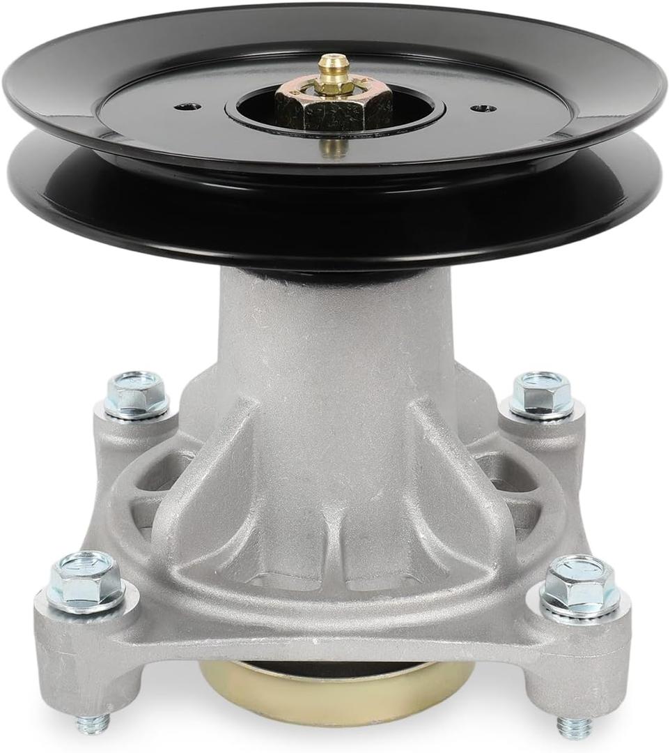 587819701 Spindle Assembly with 153535 173436 Pulley Replaces Husqvarna 532187292 532187281 532125907 532192870 532192872 587253301 587125401 Craftsman 587819701 587125401 187281 187292