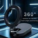 3-in-1 Suction Magnetic Phone Holder, 360° Rotatable Phone Tripod Mount Magnetic Gym Phone Holder, Ultra Magnetic Suction Mount, Ideal for Car Dashboard, Gym, Kitchen, Office