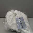 Christmas Tree Skirt White, 48 Inch Soft Faux Fur Xmas Tree Skirts, Large Luxury Velvet Plush Christmas Trees Decoration, White Ornaments for Christmas Holiday Party Indoor Party Home Decor