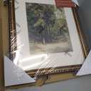 16x20 Gold Picture Frame, Ornate Vintage Picture Frames for Wall or Tabletop Display, 16 x 20 Photo Frame Gold with Non Glare Plexialass, Display Poster 11x14 with Mat or 16x20 without Mat for Antique Déco