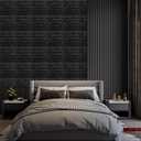 33 Pcs 3D Wall Panels Peel and Stick, 7mm Thickened 3D Wall Panel Foam Brick 11.8 * 11.8 in 3D Imitation Brick Wallpaper Stone Wall Panel Foam Brick Self-Adhesive Wallpaper