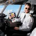 QTDS Pilot Gifts for Men Best Cool Gifts for Pilots - Aviation Lover Gift for Men, Dad, Son, Husband, Birthday Present for Pilot, 20 OZ Stainless Steel Insulated Travel Coffee Tumbler Cup