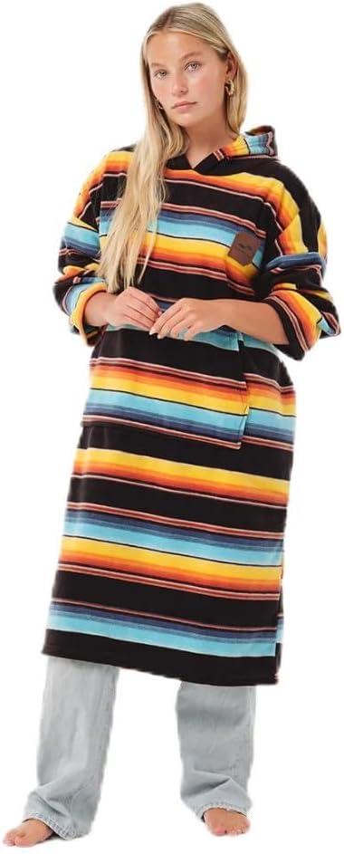 Slowtide Adult Fleece Poncho, Change Privately in Public, Includes Kangaroo Pouch & Double Layer Woven Hood (El Cap, XXL)