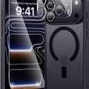 toushion 3 in 1 for iPhone 17 Pro Max Case Matte Black