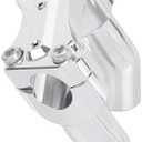 Americruise 1 Set 3-1/2'' Motorcycle Handlebar Risers and 1'' Pullback with Top Clamp Kit Compatable for 1'' Bar Diameter Harley Dyna Heritage Softail Fat Boy Sposter Touring Glide (Chrome)