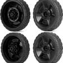 GICOOL 4 Pack Lawn Mower Wheels for Honda HRN216 HRN216VKA HRN216VKAA | 42710-VR8-N00ZA, 44710-VR8-N00ZA, Front and Rear Wheels