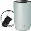 Simple Modern Voyager Tumbler with Flip Lid | Travel Coffee Mug | Insulated Stainless Steel Cold Brew Iced or Hot Coffee Cup | Gifts for Women Men Her Him | 12oz, Sea Glass Sage