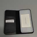 SHIELDON Genuine Leather Wallet Case for iPhone 13 Pro Max 6.7" - Kickstand, RFID Blocking, Magnetic, Shockproof, Compatible with iPhone 13 Pro Max 5G - Retro Black