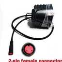 Ebike Headlight 36V-48V Super Bright LED Light for Electric Bike Scooter Mountain Bike Light for Night Riding Waterproof