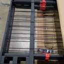 Amazon Basics Bed Frame with Storage, Foldable Metal Platform, Sturdy Steel, No Box Spring Needed, 18 Inches High, Tool-Free Setup, Queen Size, Black