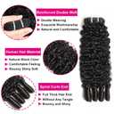 Lemoda Burmese Curly Bundles Human Hair 14 14 14 Inch 3 Bundles 100% Unprocessed 15A Virgin Raw Burmese Curly Bundle with Spiral Curls End Real Human Hair Extensions Quick Weave Natural Black