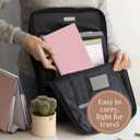 2 x Rileys & Co 2025 Deco Weekly Planner - Annual Weekly & Monthly Agenda Planner, Jan - Dec 2025, Flexible Cover, Notes Pages, Twin-Wire Binding (6 x 8-Inches, Pink)