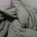 CozyLux King Size Comforter Set Olive Green - 7 Pieces Bed in a Bag King, Okeo-Tex Certifited Bedding Set, All Season Soft Bed Set with Down Alternative Comforter, Sheets, Pillowcases & Pillow Shams