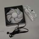 Thermalright TL-M12-S CPU ARGB Cooler - 120mm Case Fan with ARGB Side Mirror Light, PWM 4pin Connector, Silent S-FDB Bearing Desktop Cooling Fan