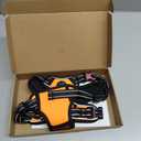 PHOEPET No Pull Dog Harnesses for Small Dogs Reflective Adjustable Front Clip Vest with Handle 2 Metal Rings 3 Buckles [Easy to Put on & Take Off] (S, Orange)