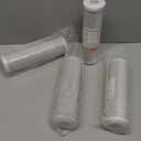 Membrane Solutions 5 Micron 2.5" x 10" CTO Carbon Block Water Filter Cartridge Replacement for Whole House Filtration Systems, Compatible with WFPFC8002, WFPFC9001, FXWTC, WHKF-WHWC, 4-Pack