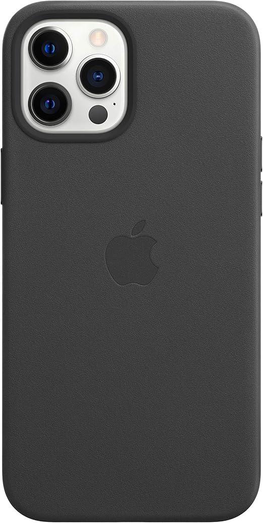 Apple iPhone 12 Pro Max Leather Case with MagSafe - Black