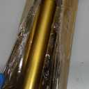 CorkLatta Gold Shower Curtain Rod 31 to 80 Inch,1 Inch Diameter Adjustable Spring Tension Stainless Steel Telescoping Rod,Easy Install,No Rust