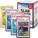 X PRO PSA Slab Protector - 12 Pack - Elemental Gradient Colors Included - Durable TPU Bumper Guards - Stackable PSA Slab Guards & Secure Graded Card Guard