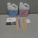 BBDINO Silicone Mold Making Kit 20A Silicone for Mold Making, Silicone Mold Making Translucent 38.8 Oz, 1A:1B by Volume, Liquid Silicone for Molds Making of Resin, Soap, Wax, Clay, Concrete etc.