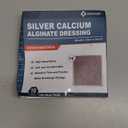 Ag Silver Calcium Alginate Wound Dressing Pads, 4''x4'' Patches, 10 Individual Pack, Soft Silver Dressings for Wound Care, Gentle Highly Absorbent Dressing, Non Stick Gauze Pads for Wounds