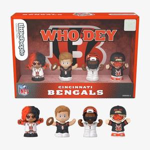 Little People Cincinnati Bengals NFL Collector Figure Set, OS