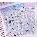 4 x 4 Sheets Cute Little Penguin Family Stickers - Mini Cartoon Stickers for Kids, DIY Decorative Items, Perfect for Notebooks, Phone Cases, and More