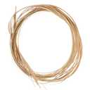 TEHAUX Thin Flat Reed Coil,Weaving Strips,Thin Reed Coil 3mm Wide Basket Weaving Materials for Basket Rattan Cane Webbing Furniture Crafts Furniture Making Supplies,118inch,Brown