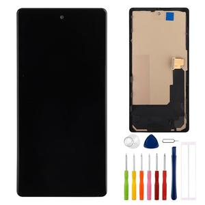 E-yiiviil TFT Digital Display Compatible with Google Pixel 6A GX7AS GB62Z G1AZG GB17L 6.1" LCD Display Touch Screen Assembly with Tools Fingerprint not Supported