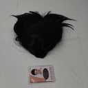 morvally Short Straight Bob Wig Heat Resistant Hair with Blunt Bangs Natural Looking Cosplay Costume Daily Wigs (14", 2# Black)