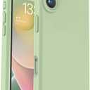 Vooii Compatible with iPhone 16 Case, Liquid Silicone Upgrade [Camera Protection] [Soft Anti-Scratch Microfiber Lining] Shockproof Phone Case for iPhone 16 6.1 inch - Matcha