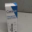 CeraVe Therapeutic Hand Cream for Dry Cracked Hands With Hyaluronic Acid and Niacinamide, Fragrance Free 3 Ounce
