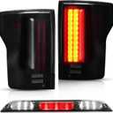 LED Third 3rd High Mount Brake Light + Tail Lights for 2015-2020 F150, Fit Incandescent Tail Light Models [NOT Compatible with Factory LED & Blindspot Information System (BLIS) Tail Light Models]