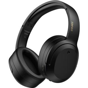 Edifier W820NB Plus Hybrid Active Noise Cancelling Headphones - LDAC Codec - Hi-Res Audio Wireless & Wired - Fast Charge - 49H Playtime - Over Ear Bluetooth V5.2 Headphones- Black
