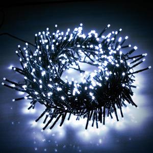 EcoNour 61.5 Ft 1500 LED Cluster Twinkle Lights for Easter Decorations, 8 Modes String Lights for Decoration with Timer and Memory Function, Elegant Cool White Fairy Lights for Magical Home & Indoor