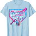 Baseball Drip For Boys Ice Cream Drip Youth Boys Baseball T-Shirt M