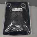 Yakamok 100% Blackout Curtain Panels 96 inches Cold and Light Blocking Drapes for Nursery, 2 Thick Layers Thermal Insulated Draperies (2 Pieces, 50 Wide Each Panel, Black Front with White Backing)