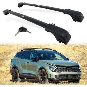 265LBS Lockable Cross Bars Roof Rack Fit for 2023-2026 Kia Sportage X-Pro X-line Aluminum Crossbars Cargo Bar Luggage Carrier Rooftop Accessories, for Storage Bag Kayak Snowboard Canoe Bike