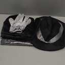 lontakids Kids Boys 80s Costume Michael Cosplay Hip Hop Stage Outfits with Matched Hat Gloves 130/L