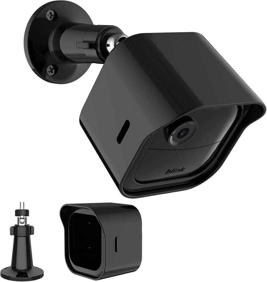 Blink Camera Mount  Compatible with Blink Outdoor 4th/3rd Gen & 2K+ Cameras,360 Adjustable Wall & Outdoor Bracket,Weatherproof Protective Housing,Sturdy Security Camera Stand with Full Hardware Kit