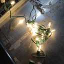 Brightever Outdoor String Lights, Patio Lights  Dimmable ST38 Shatterproof LED Bulbs, Vintage Edison String Lights for Outside, Waterproof Bistro Lights for Halloween Backyard