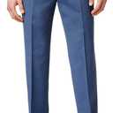 Mens Wool Slim Fit Dress Pants Blue, 32 RG