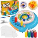 Hewaurorion Paint Spin Art Machine Kit for Kids, Arts & Crafts Painting Spinner Toys Kits Sets for Boys & Girls Ages 6 7 8 9 Year Old Blue