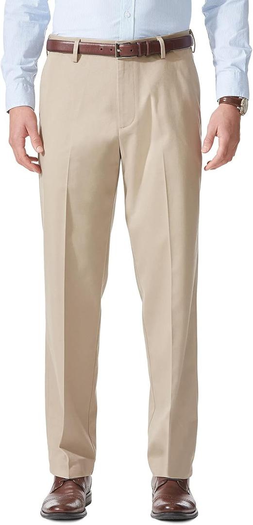 Dockers Men's Comfort Khaki Stretch Relaxed-fit Flat-Front Pant, 40W x30L