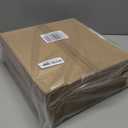 DN DECONATION Christmas Decoration Reindeer and Tree Figurines  Xmas Reindeer with White & Silver Tree Statues Decor  Resin Christmas Village for Winter Table Mantle Decor Set of 5