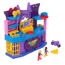 Fisher-Price Imaginext DC Super Friends Toy Batgirl Hero Hideout Playset with 2 Figures & 5 Accessories for Pretend Play Kids Ages 3+ Years