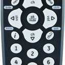 GE Universal Remote Control for Samsung, Vizio, LG, Sony, Sharp, Roku, Apple TV, TCL, Panasonic, Smart TVs, Streaming Players, Blu-ray, DVD, 4-Device, Black, 34708
