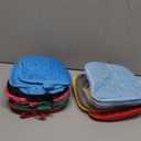 Layhit 36 Pcs Pot Holders for Kitchens Cotton Heat Resistant Potholders Oven Pot Holders Washable Hot Pads Bulk Potholders with Hanging Loops Cloth Coaster Mitts for Cooking Baking 7 x 7 Inch 9 Colors