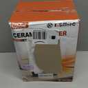 Portable Electric Space Heater, 1500w/750w Thermostat, Fast Heating Ceramic Desk Heater Fan, Safe and Quiet, Heat Up 200 Square Feet for Office, Room, Desk, Tip-over Overheat Protection (Black)